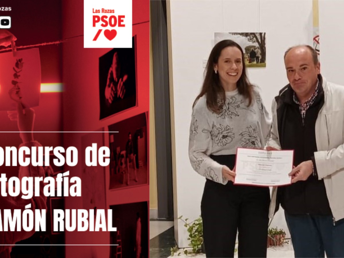 PSOE DE LAS ROZAS PREMIA AL FOTÓGRAFO MAJARIEGO «IVÁN&nbsp;MARCOS»