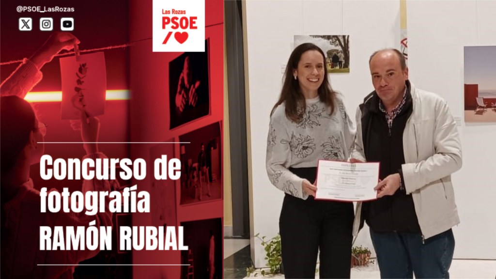 PSOE DE LAS ROZAS PREMIA AL FOTÓGRAFO MAJARIEGO «IVÁN&nbsp;MARCOS»