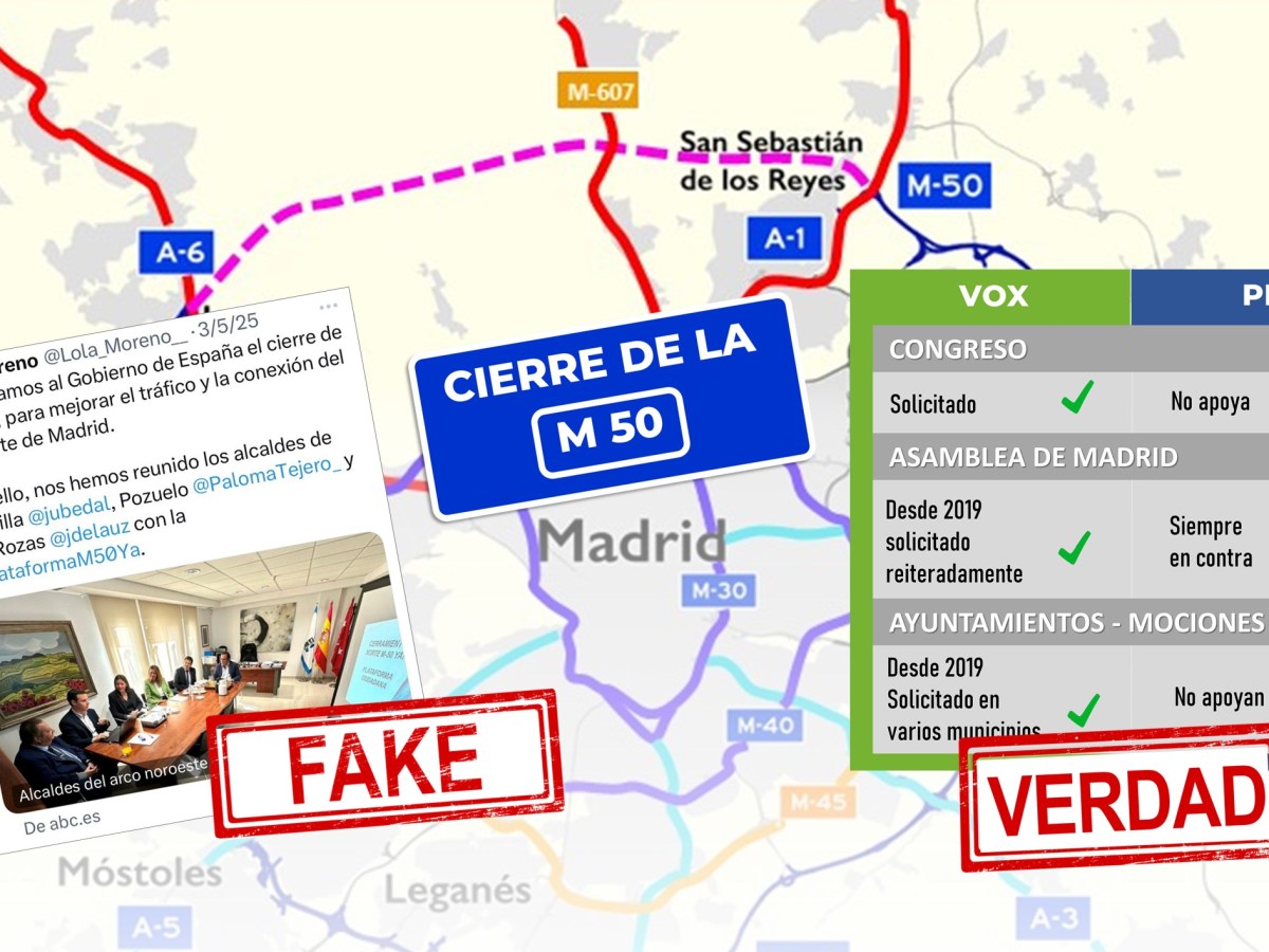 VOX DENUNCIA LA TRAICIÓN DEL PARTIDO POPULAR A LOS VECINOS DE MAJADAHONDA AL VOTAR CONTRA LA FINALIZACIÓN DEL TRAMO DE LA M-50 ENTRE LA A6 Y&nbsp;A1